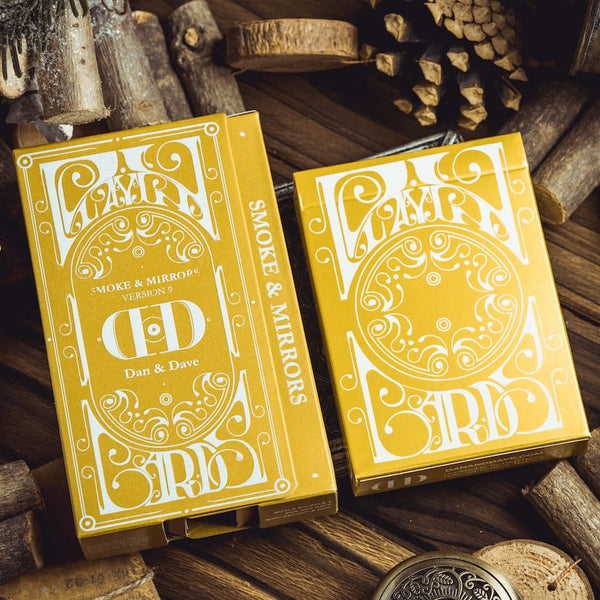 Smoke & Mirrors v9 Playing Cards - Gold